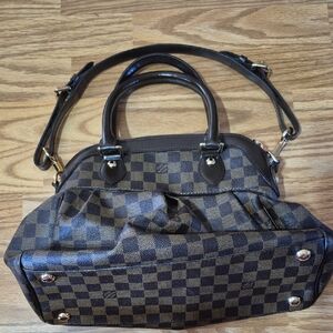 Louis Vuitton Dark Brown Checkered Satchel